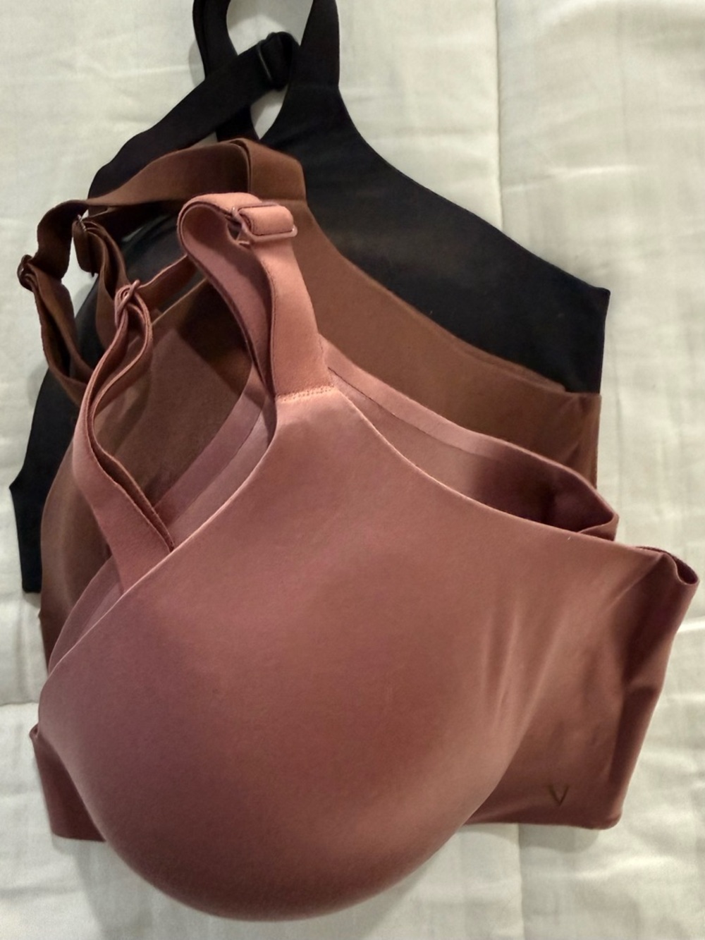 Bundle - Victoria's Secret Nude, Brown & Black Seamless Bras